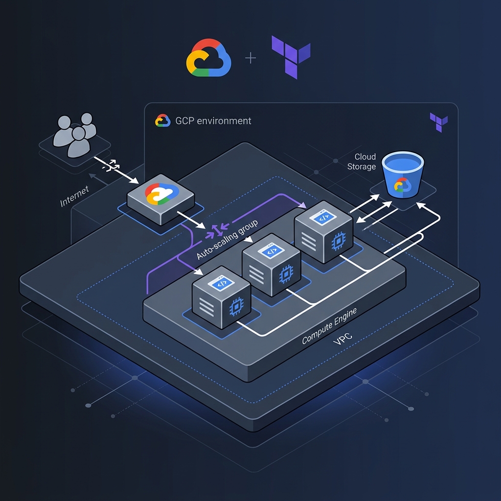 GCP Terraform Architecture Diagram